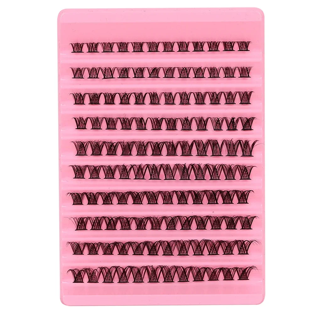 Lash Clusters DIY Lash Extension D Curl Individual Lashes 8-16mm Eyelash Clusters 120 pcsl Fluffy Lash   Eyelas DIY at Home