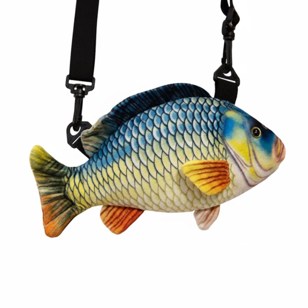 Ocean Animal Fish Single Shoulder Bag Cartoon Simulation Fish Bag Soft Creative Fish Crossbody Bag