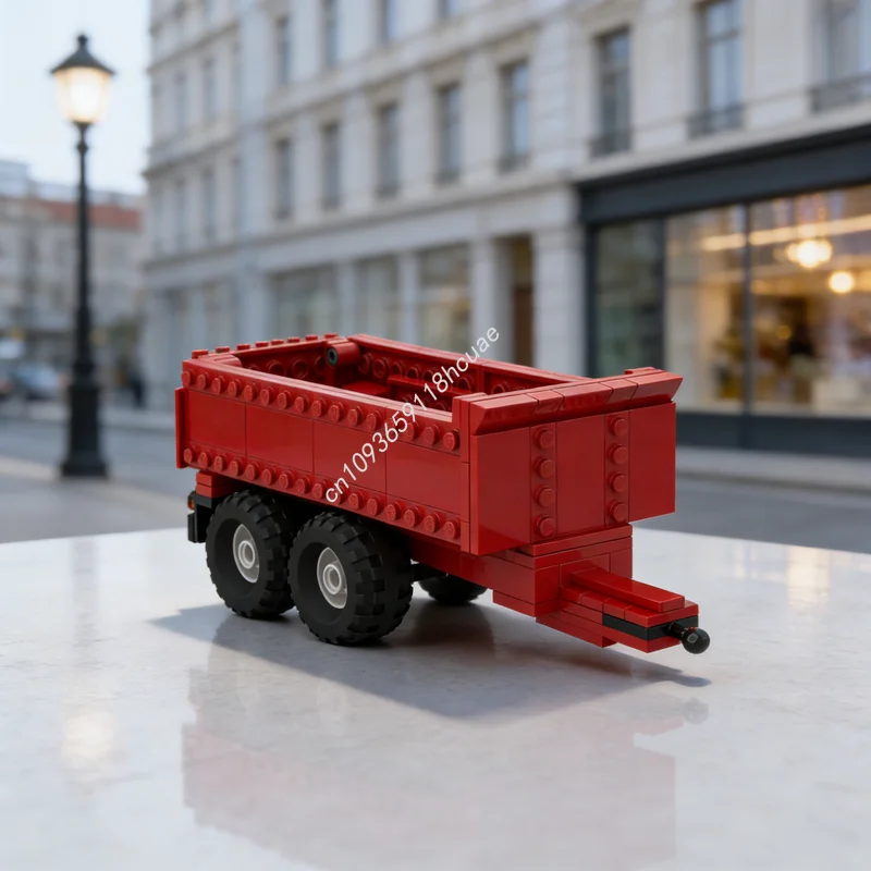 146 Piezas MOC Trailer Beco Maxxim, Bloques de Construcción de Modelos de Autos, Juguetes de Arquitectura, Idea Creativa Educativa, Regalos para Festivales