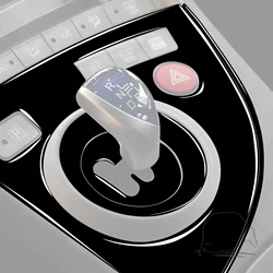 for Toyota Prius 2012 2013-2015 Gear Shift Water Cup Panel Decoration Cover Trim Decal Car Interior Accessories Carbon Fiber
