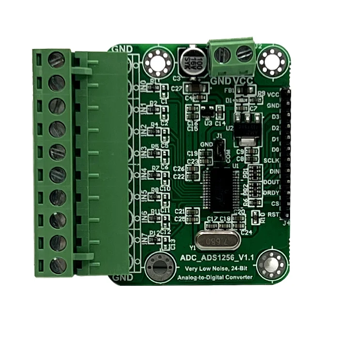 

ADS1256 Module 24-bit ADC 8-channel Acquisition AD Module High-precision ADC Sampling Data Acquisition Card