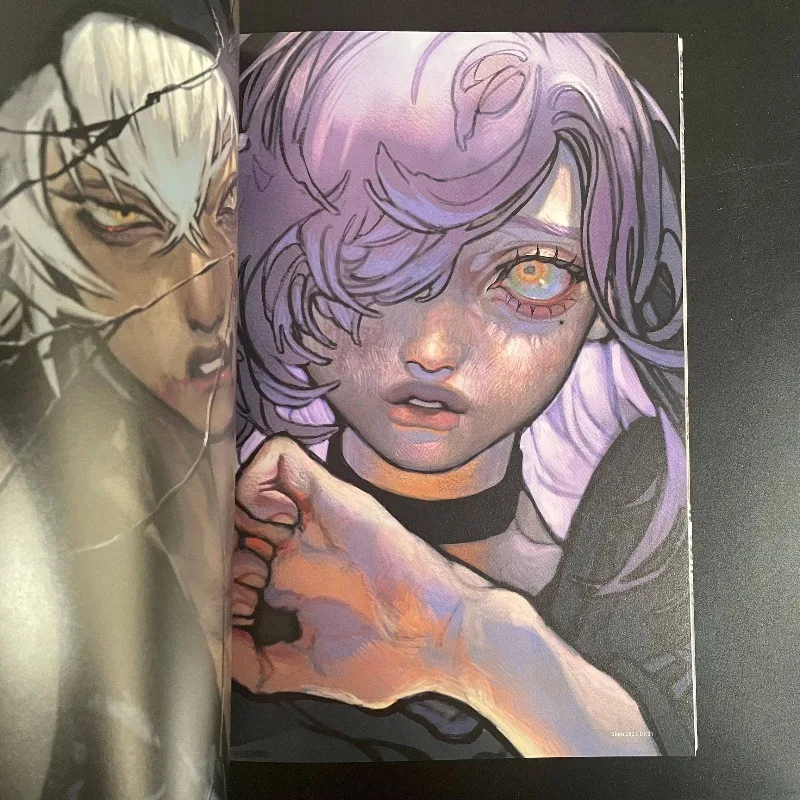 Burn Art Book Tonocha Illustration Collection Japanese Edition Artwork Exquisite Thick Brushstrokes Portrait Tension
