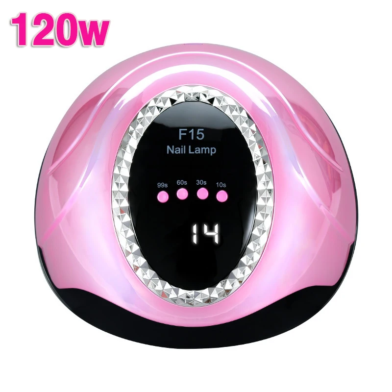 120W Powerful UV LED Lamp For Nails Dryer Ice Lamp For Manicure Gel Nail Lamp UV Drying Tools Lamp For Gel Varnish