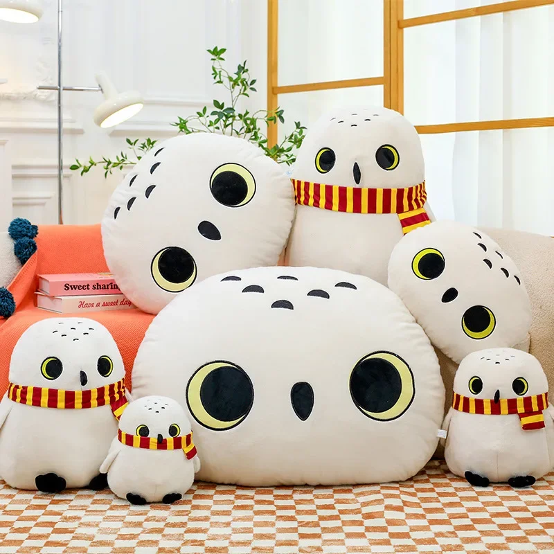 Cojín de Peluche con Forma de Búho de Harry Potter, Accesorio Creativo, Suave y Grande, para Asiento o Respaldo
