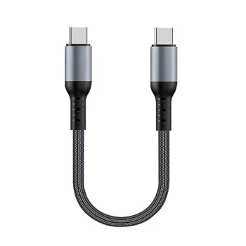 Krátký rychlonabíjecí kabel, kabel USB A na USB typu C pro nabíjecí stanici kompatibilní s iPhone 17, Samsung Galaxy S24 Note 9 6 nejlepší prodej Krátký kabel USB typu C - №6
