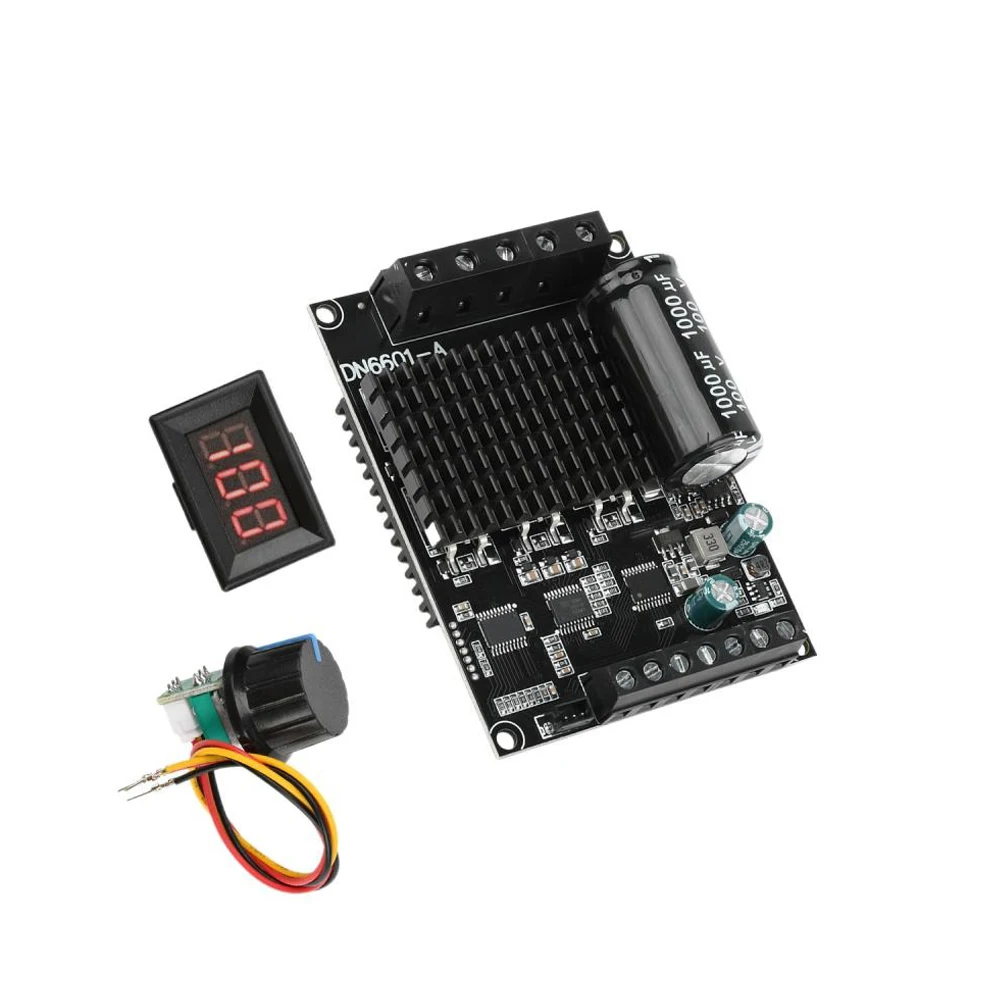 6-72V 15A Digital Display DC Three-phase Brushless Driver Motor Controller Monitors Voltage and Current In Real Time