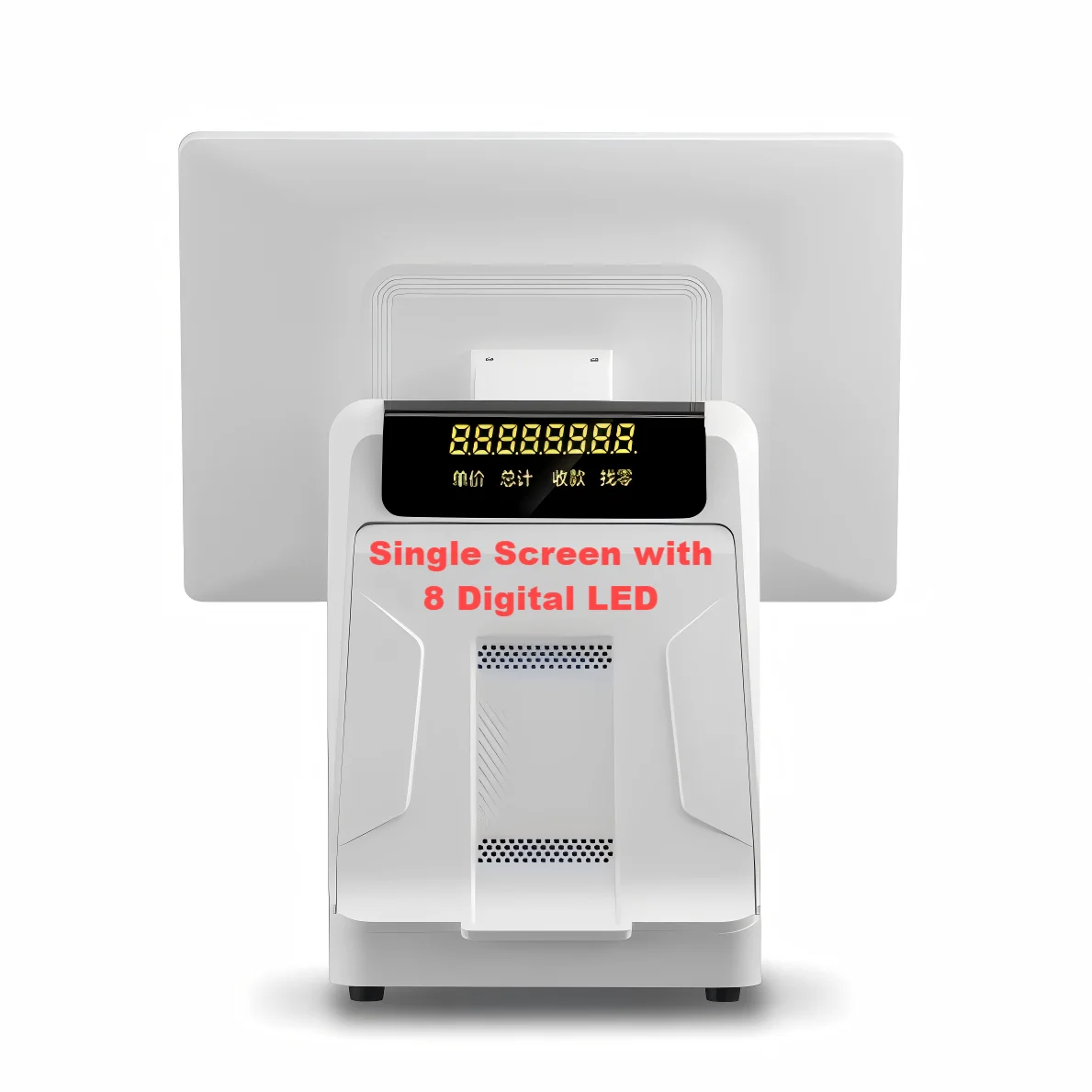 15.6 Inch Windows POS System I3 I5 I7 Win10 Win11 Touch Screen Cash Register 58/80mm Thermal Printer Restaurant POS Terminal