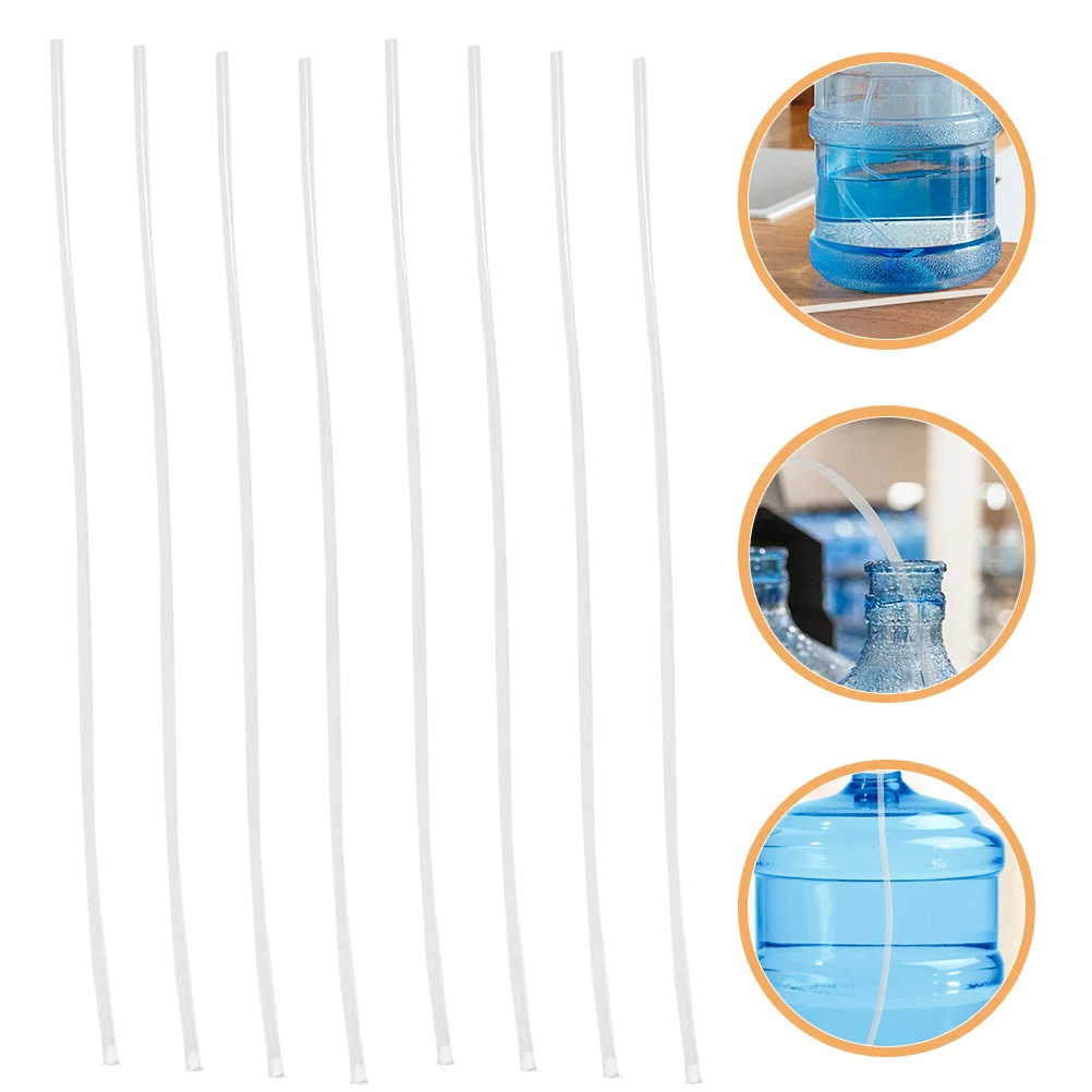 

8Pcs Replacement Silicone Tubing Clear Durable Silicone Water Pipes for Automatic USB Rechargeable Drinking Water Dispenser Pump