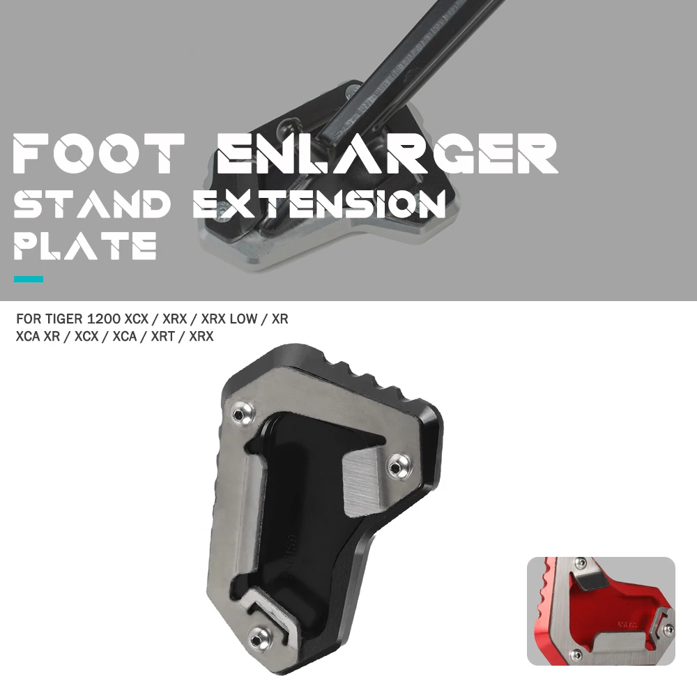 

For Tiger 1200 XCX / XRX / XRX Low / XR / XCA XR / XCx / XCa / XRt / XRx Side Stand Enlarge Explorer 2017 2018 2019 2020 2021