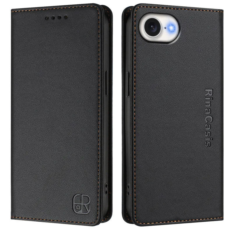 Luxury Anti-thef Wallet Flip Cover Phone Case For iPhone 6 7 8 Plus SE 4 SE3 SE2 XS Max 11 Pro XR Leather Cases Solid color Capa