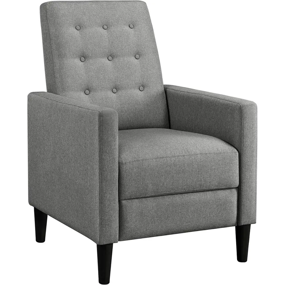 abric Recliner Chair -Century ern Recliner Adjustable Single Recliner Soa with Thicker Seat Cushion Tuted Upholstered Soa with k
