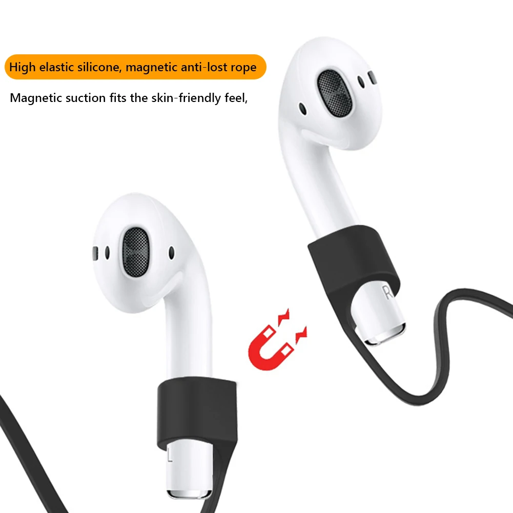 حزام سماعة الأذن ل AirPods 3 2 1 برو مكافحة خسر سيليكون حبل حامل كابل ل سماعة رأس بخاصية البلوتوث الرقبة الحبل سلسلة الملحقات