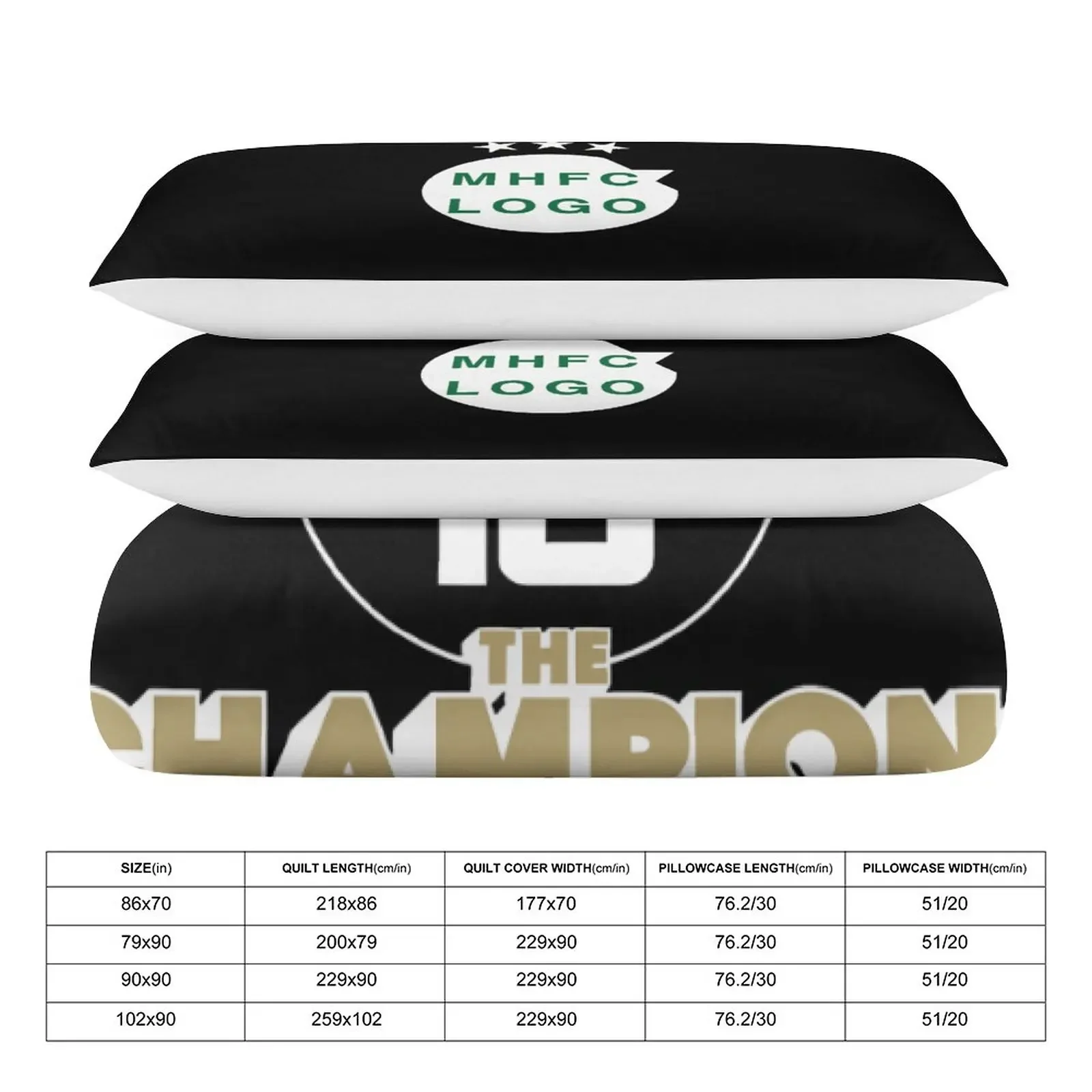 Israel Maccabi Haifa F.C MHFC Champion Simple fashion bedding three-piece soft and comfortable bedding quilt bedding set