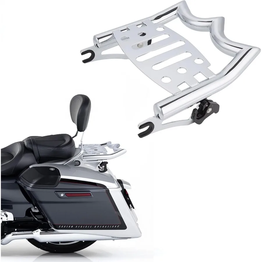 

Быстросъемный багажник Tour Pack для Harley Touring Street Glide Electra Glide Road King Road Glide 20092024, задний монтаж