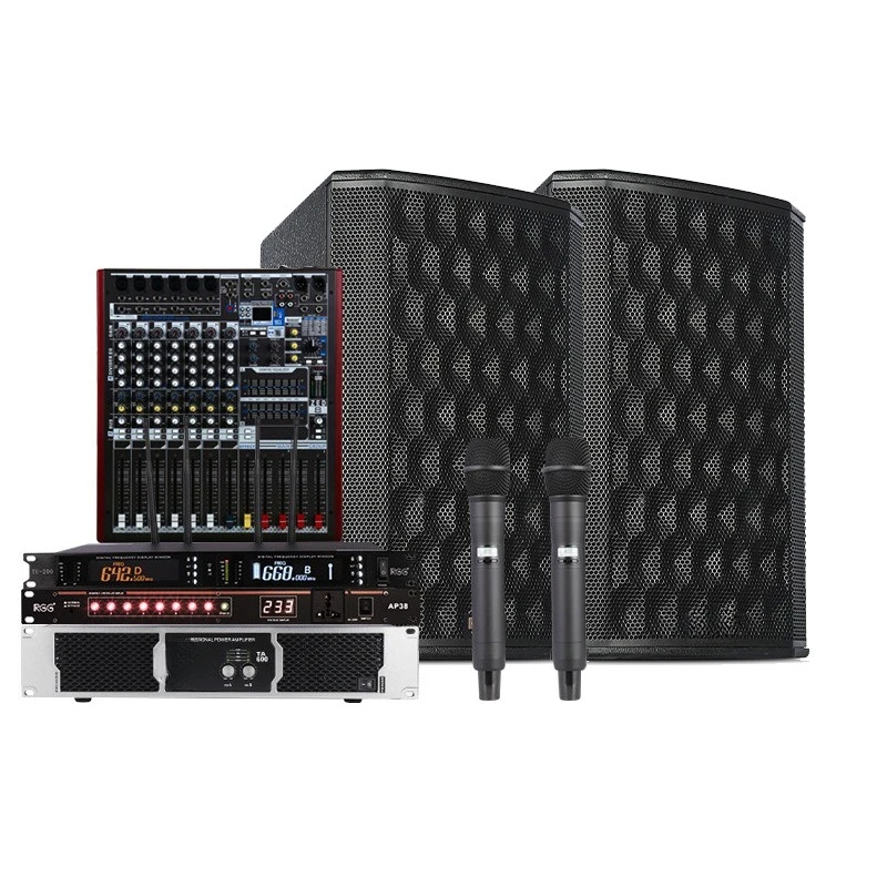 

Stage wedding audio, performance outdoor professional audio equipment set