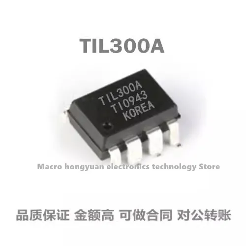 10adet Original TIL300A SMD optocoupler SOP8/DIP8 direct plug high linearity optocoupler isolator