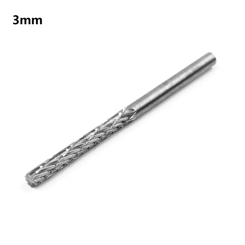 1PC 3- 6mm Rotary Burrs Set High Speed Steel Rotary Burr Tools For Plastic Wood Carving Rotary Engraving Bit File Milling Cutter