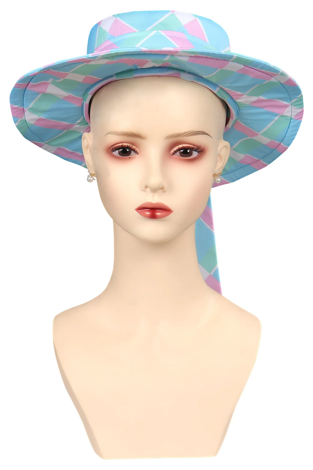 Vêtements de chapeau de film Barbei pour femmes, accessoires de costume, casquette de cosplay Margot, boucles d'oreilles, nœud, chapeau de groupe de sauna Ken trempé, fête d'Halloween