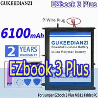 Durable and Efficient EZbook 3 Plus (9wire) 6100mAh For Jumper EZbook 3 Plus EZbook3 Plus MB11 Tablet PC Laptop Battery