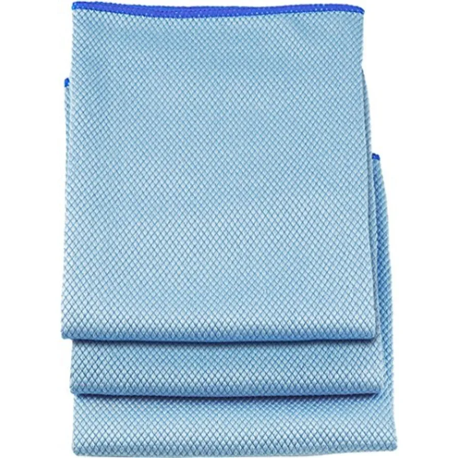 

Professional 18" x 18" Professional-Grade Microfiber Cloth, 3 Pack, Multi-Purpose Wet and Dry Cleaning Cloths for Kitchen, Bath