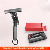 AA86 Mini Spray Mop For Countertop Cleaning Sponge Mop With A Small Spray Bottle Self Squeezing Mini Mop Semi-Automatic Easy To
