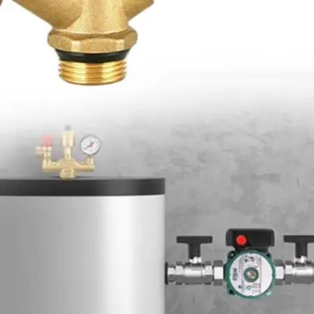 Brass External Thread Safety Relief Valve Compatible with For Solar Water Heaters and Air for source for Heat Pump Floor Heating