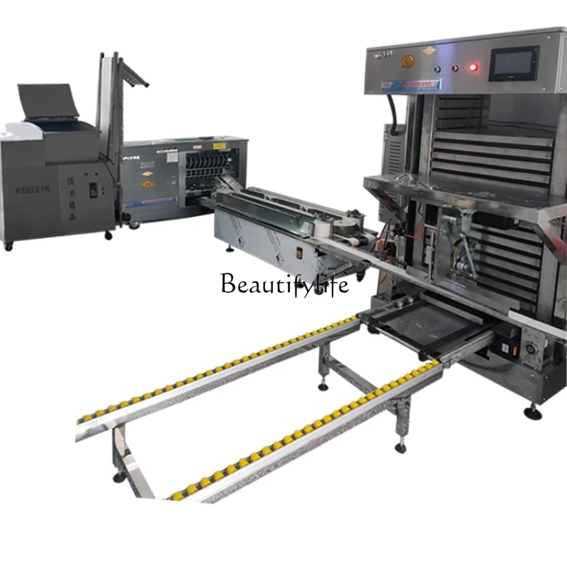 

05-Round steamed bread assembly line Fully automatic commercial large-scale pasta processing and shaping
