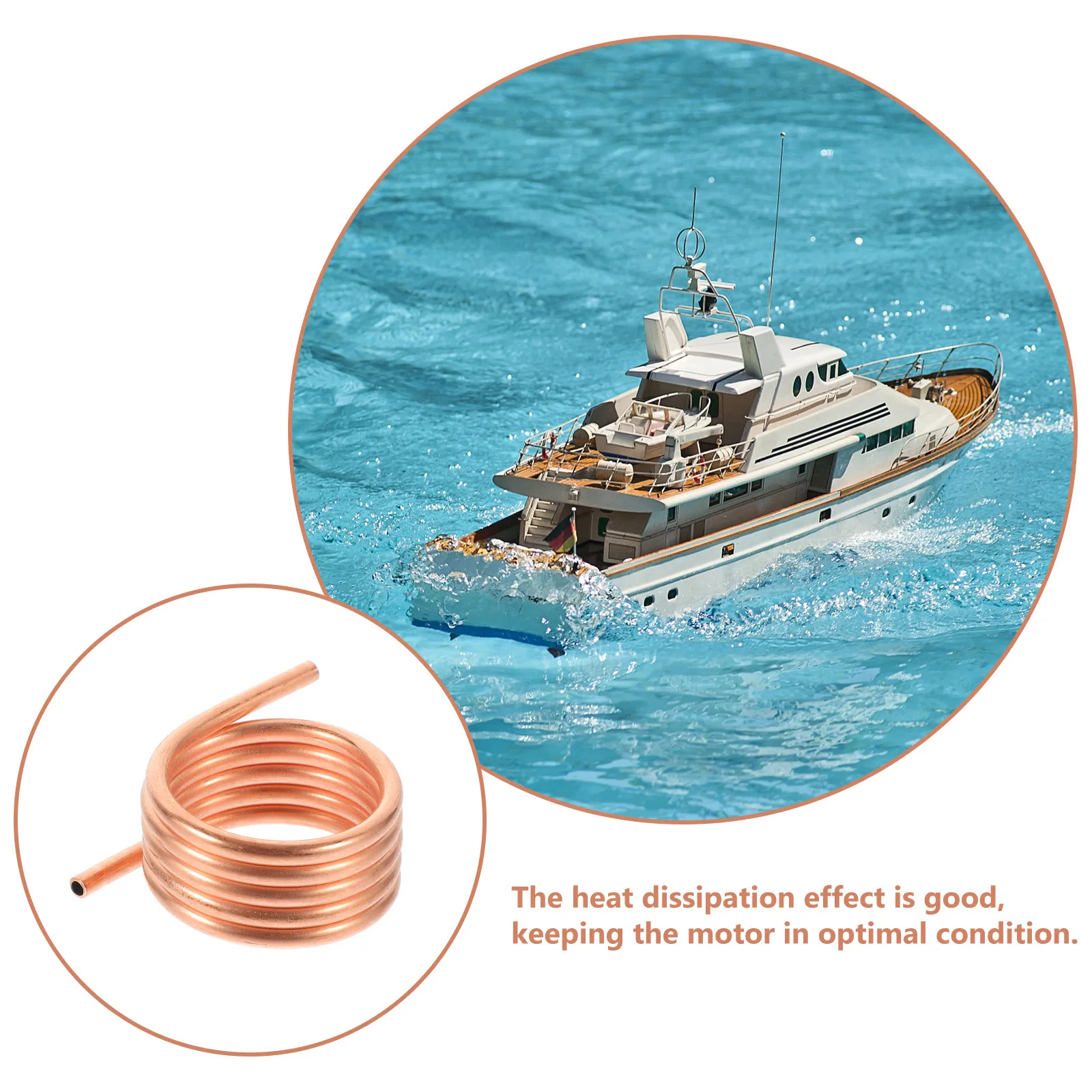 

Кольцо охлаждения медное для коллекторного двигателя радиоуправляемых лодок 540/550, комплект для охлаждения коллекторного двигателя, аксессуар для радиоуправляемых лодок
