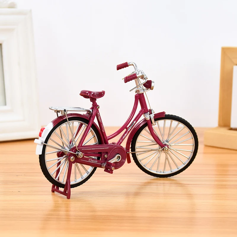 

1pc Mini Finger Mountain Alloy Bicycle Diecast Model Metal Bike Racing Toy Racing Bike Adult Simulation Collection Boy Gifts Toy