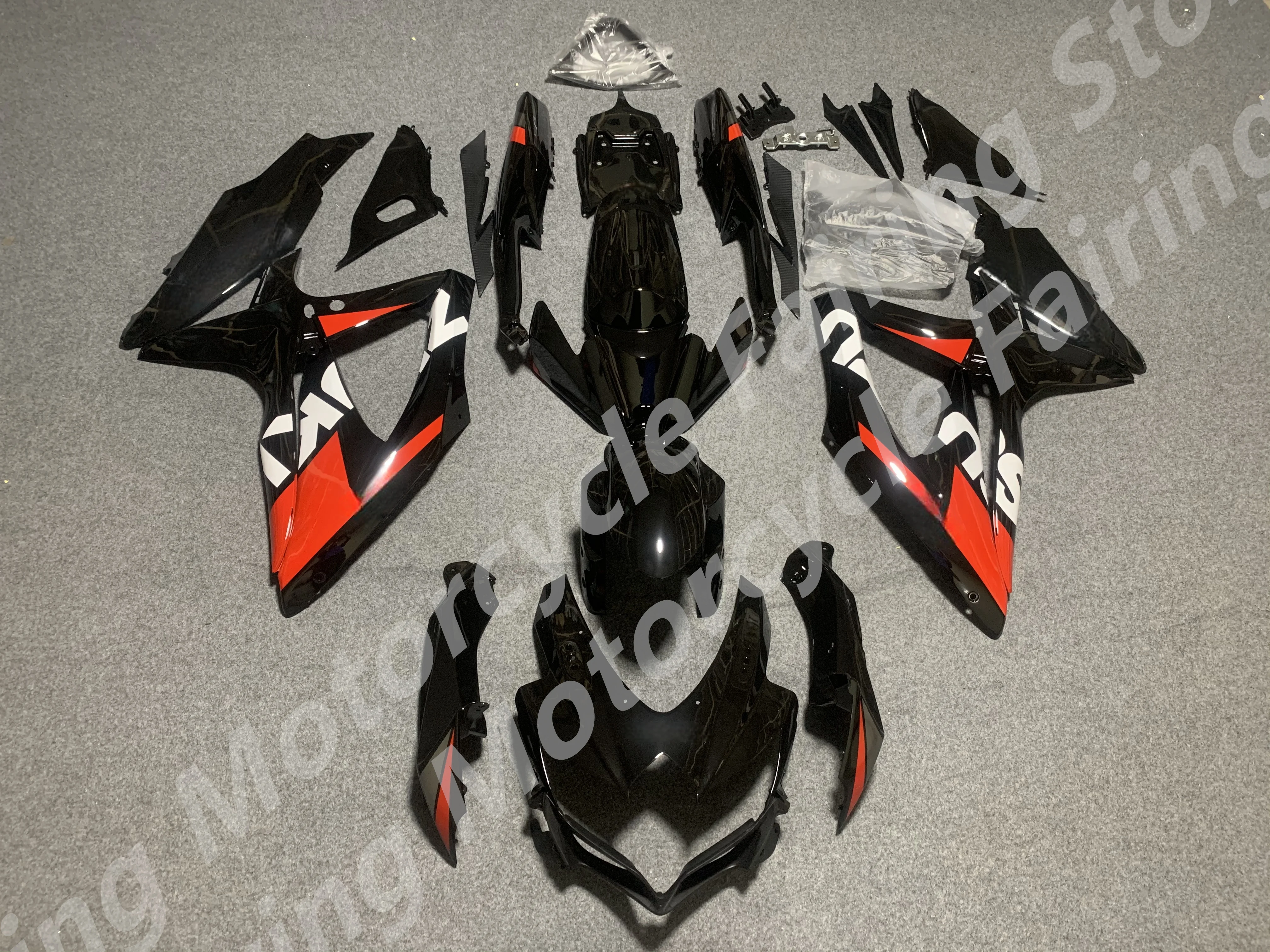 Brand New Fairing Kit For G S XR 600 750 2008 2009 2010 G S XR600 G S XR750 K8 black red High Quality Motorcycle