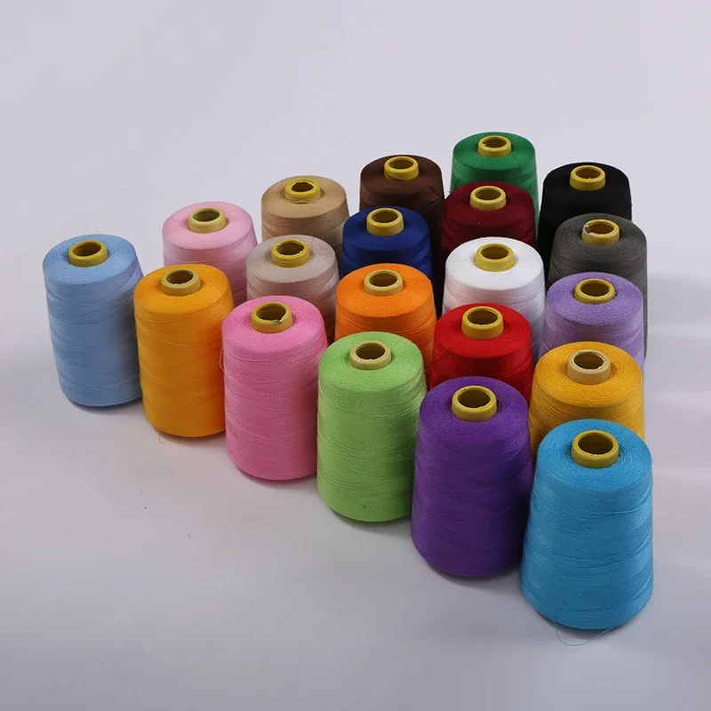 8000 Yards Arancione Industriale Overlock Macchina Da Cucire Poliestere Filo Per Cucire Linea (19/colore)