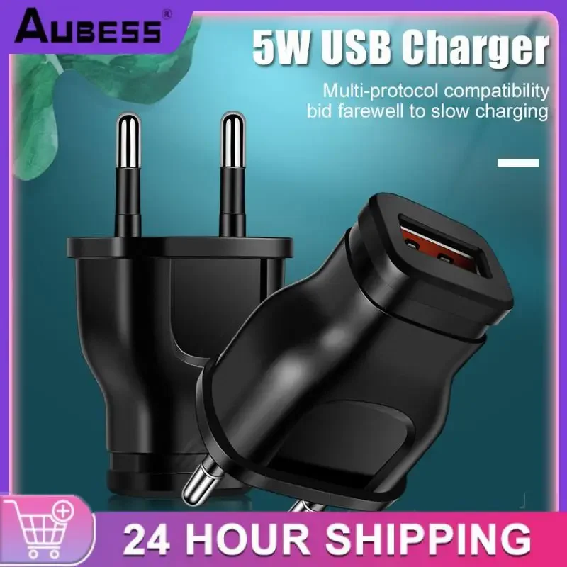 Wall Phone Charger 1 Port 5V 1A Small USB Charger Power Adapte Mobile Network Charger for S10 Charger