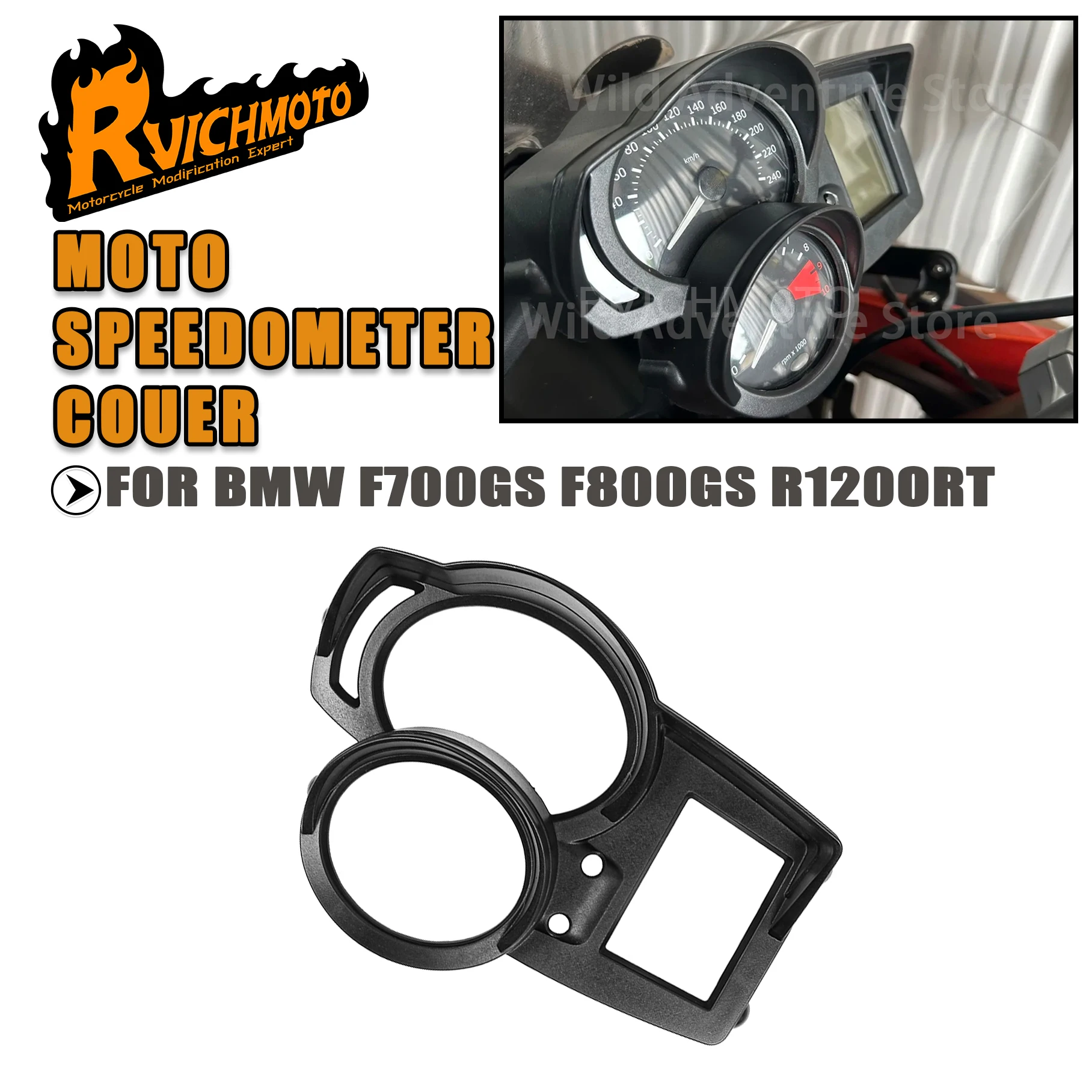 Motorcycle Speedometer Guard Cover For BMW F800GS F700GS F650GS R1200R Instrument Meter Protective Shell F800GT/R Sunvisor Case
