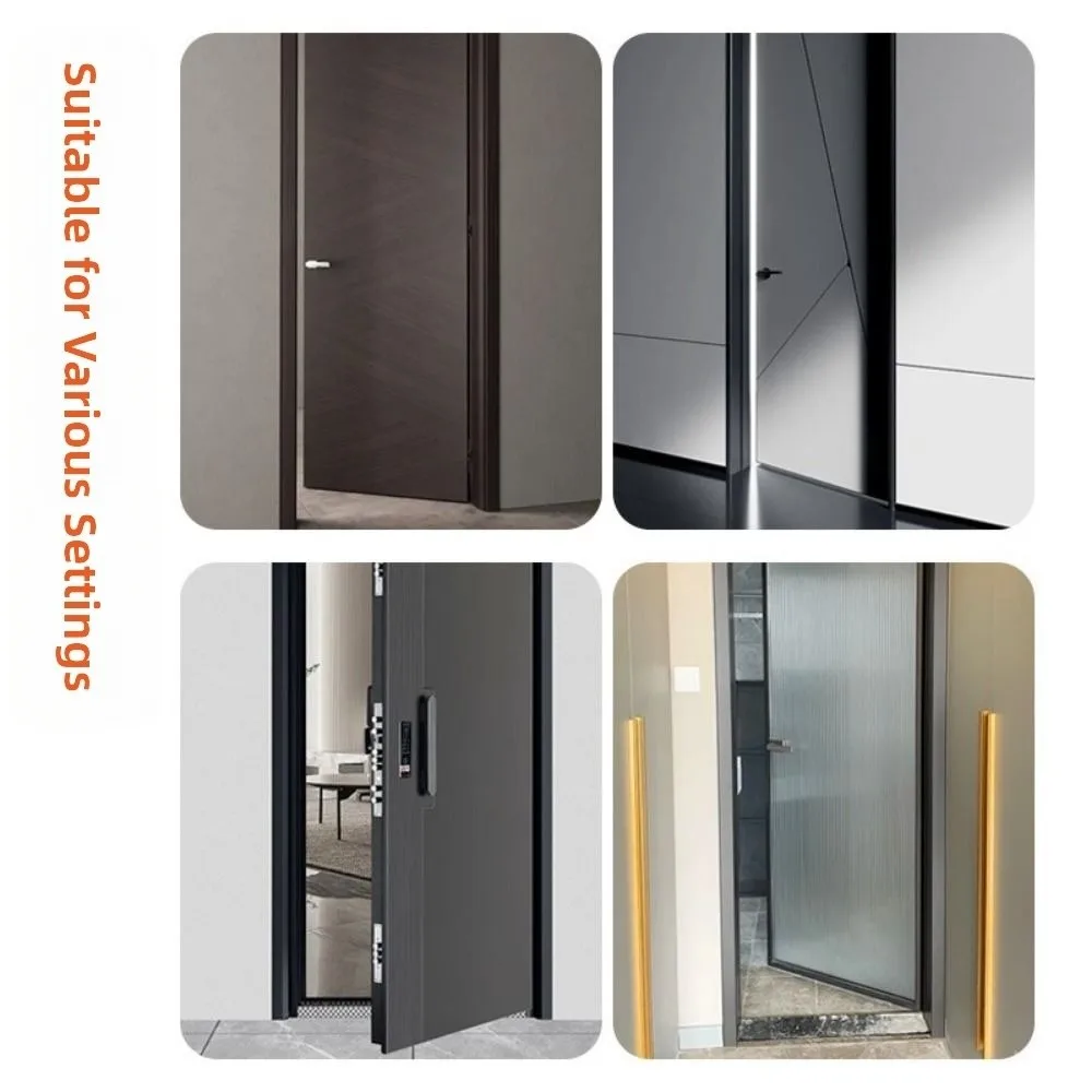 Stainless Steel Stainless Steel Door Stopper Windproof Heavy Duty Door Holder Keeper Anti-collision Folding Door Positioner