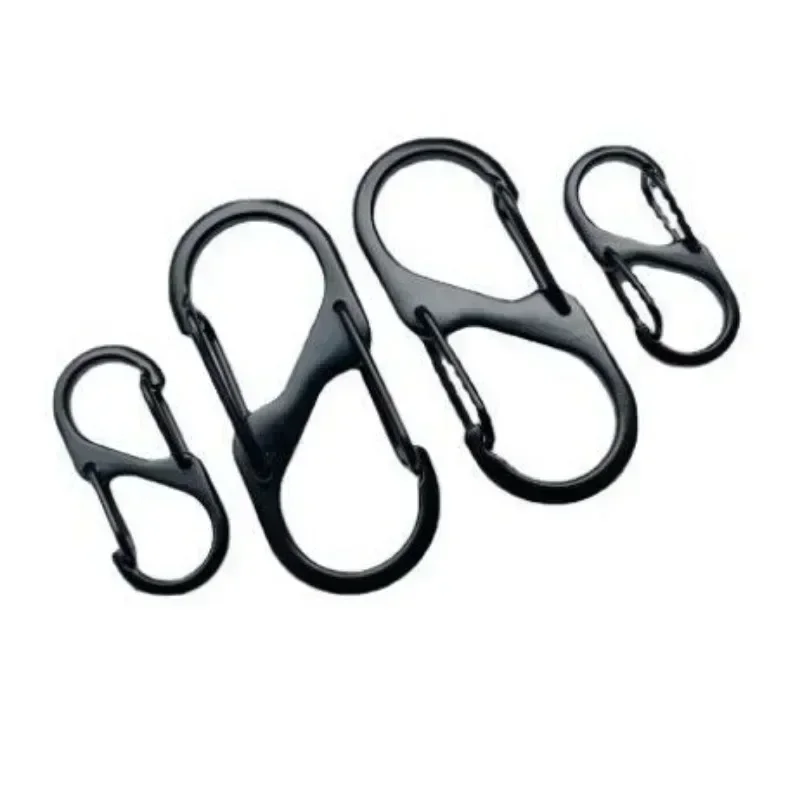 20Pcs Dual Spring S Carabiner Zipper Clip Zipper Clips Anti Theft Zipper Pull Locks DIY for Luggage Backpacks Suitcase KeyChain