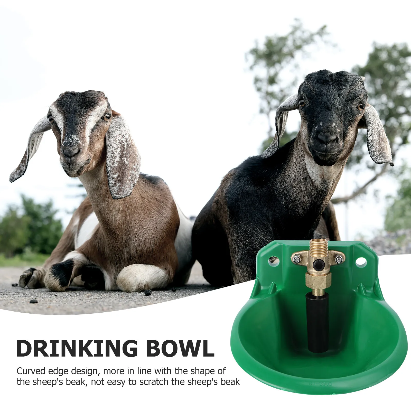 

Поилка для овец пластиковая, сенсорная, устойчивая к укусам, герметичная, для коз