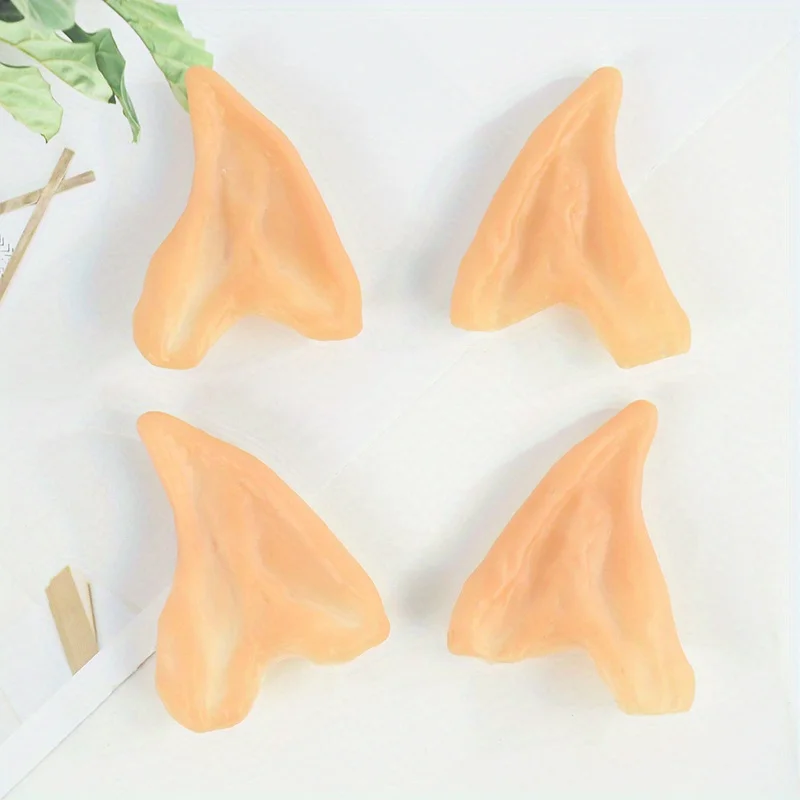 1 paire d'oreilles d'elfe fée Cosplay accessoires de Costume Simulation ange elfe oreille habiller accessoire Halloween fête photographie stand accessoire