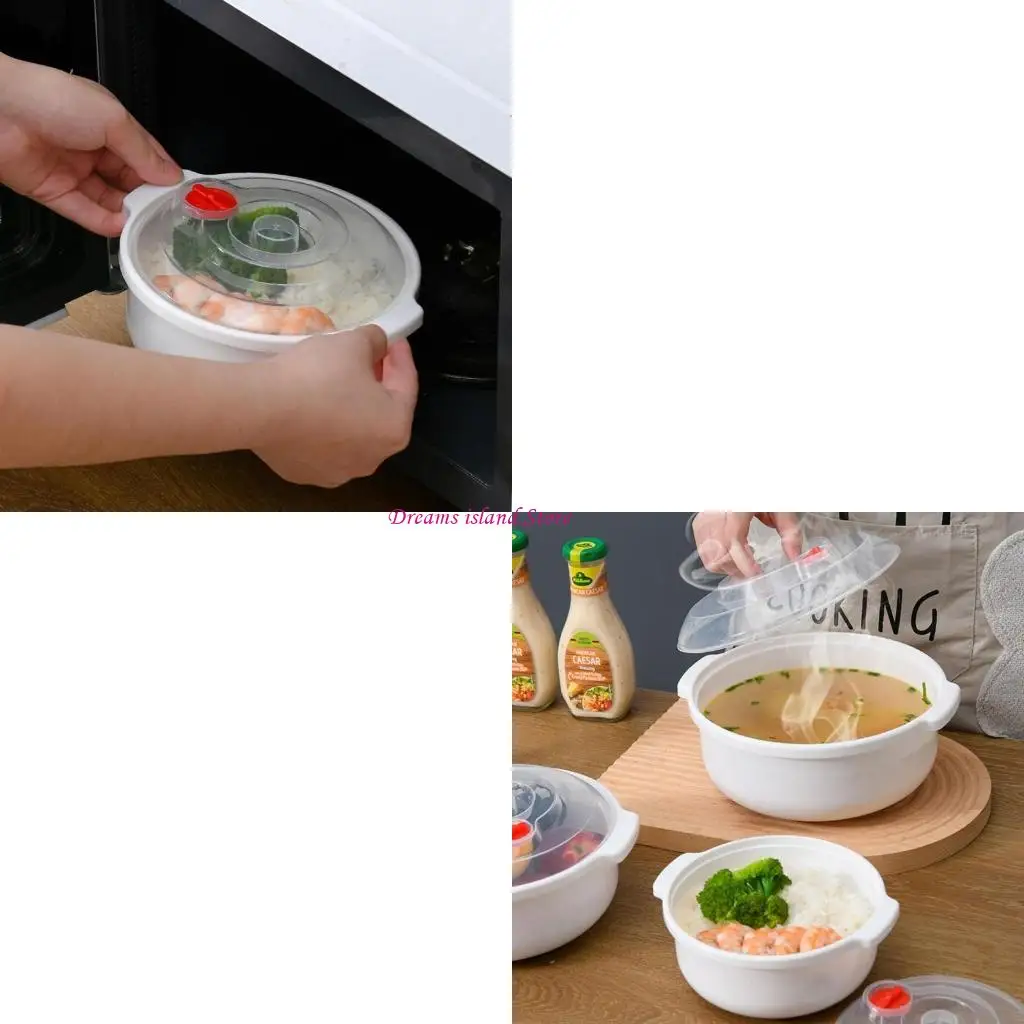 

Plastic Bowl for Soup Washable Dinnerware Microwave Safe Cutlery for Parties HX6C