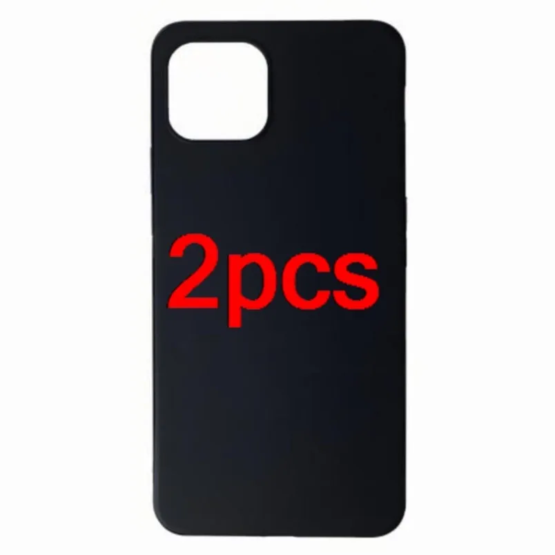 

2pcs black case matte soft silicone tpu back cover for cubot c30 phone case slim shockproof