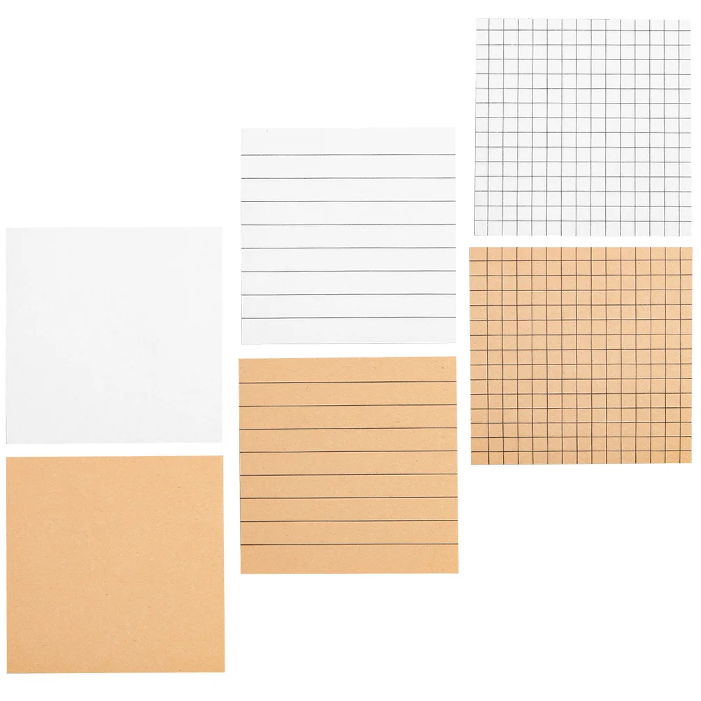 6Pcs Creative Multipurpose Memo Notes Smooth Writing Reminders for Special Occasions Offices Memo Pads Note Reminder Sticker
