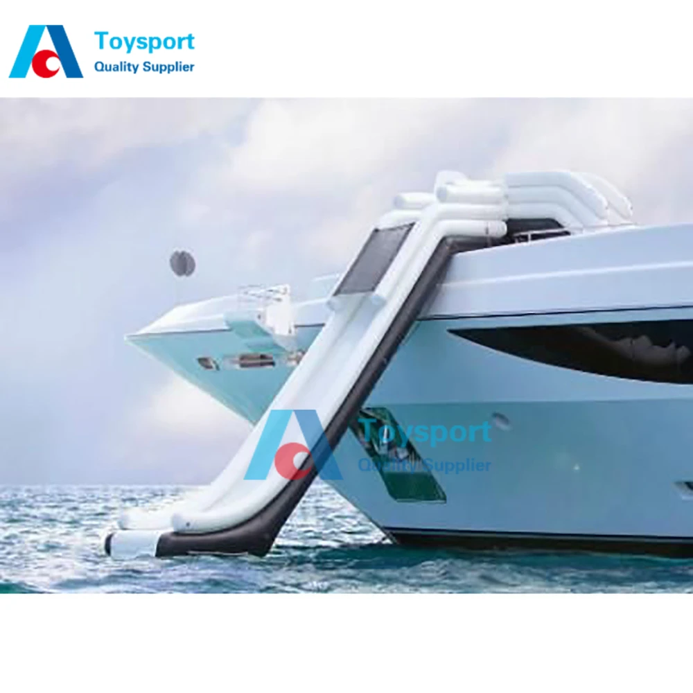 Cruiser Freestyle Floating Water Slide For Boat Inflatable Yacht Slides S