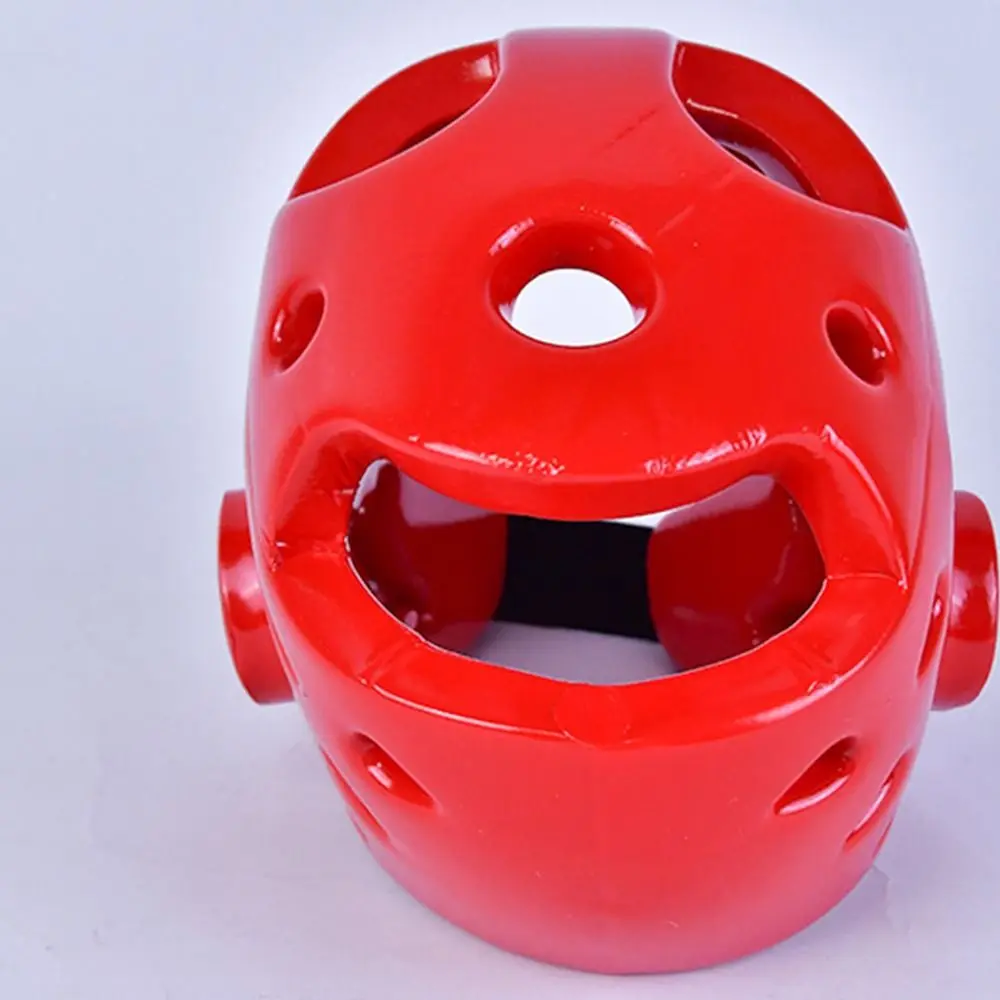 

Head Guard Head Protection Taekwondo Helmet Gear S/M/L PU Material Muay Thai Helmet Seamless Portable Karate Helmet Competition