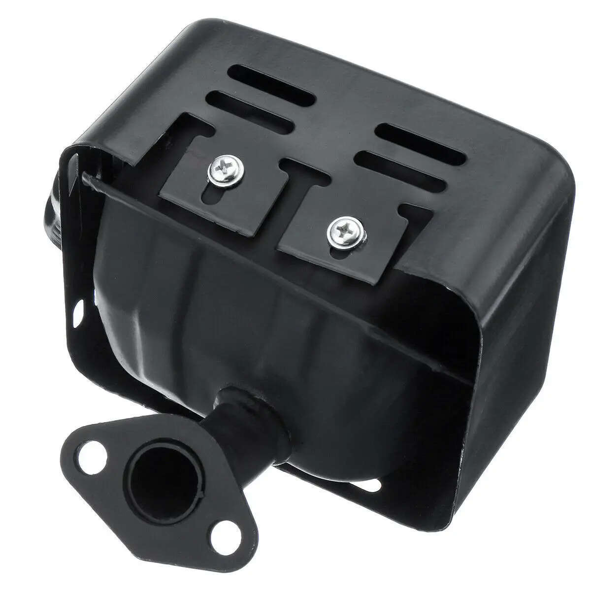 1 مجموعة كاتم الصوت العادم + طوقا لهوندا GX120 GX140 GX160 GX200 5.5HP 6.5HP محرك اكسسوارات السيارات #4