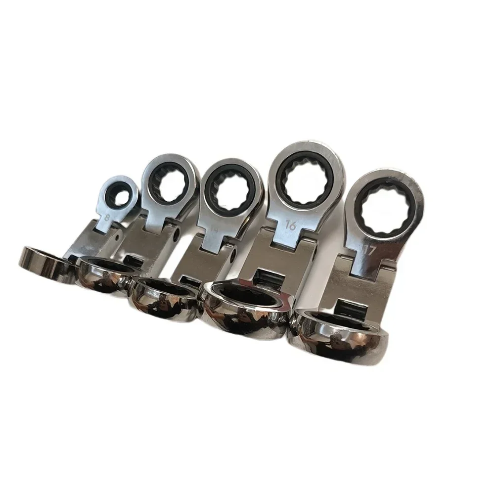 Chiave a cricchetto flessibile e tozza da 12-13 mm Funzionamento liscio ed efficiente Design flessibile e robusto Durata di lunga durata