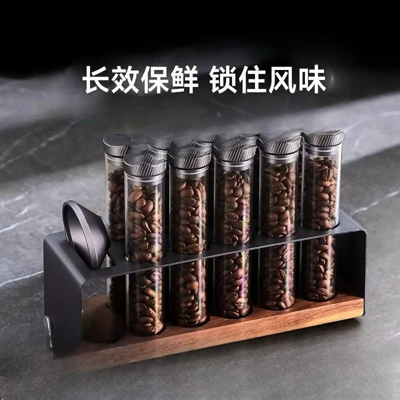Coffee Test Tube Energy Bottle Coffee Bean Preservation Sealed Can Coffee Bean Dispensing Bottle