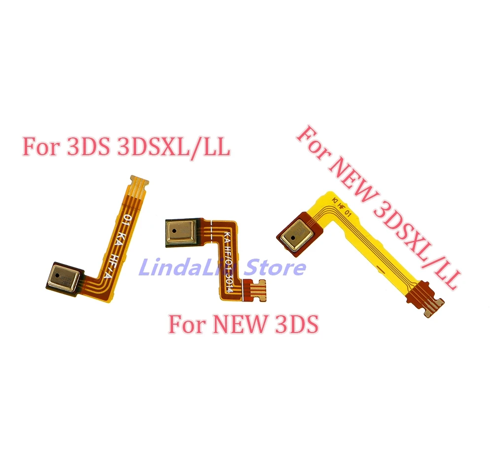 10 шт. запасные части для нового 3DS для нового контроллера 3DSXL, микрофонный кабель, гибкий кабель для 3DS 3DSXL