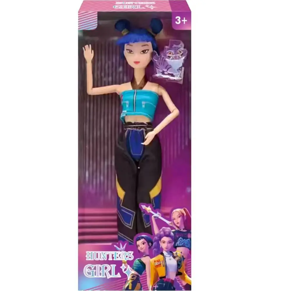 2026 New Music Style Demonic Group Anime Figure Rumi Mira Zoey Action Figure Cosplay Doll Cute Gift for Kids Birthday Gifts image 3