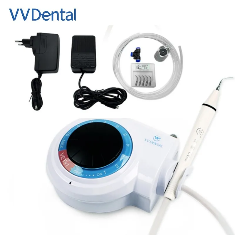 VV-Dental Ultrasonic Scaler Set, Sonic Máquina de limpeza, Cálculo e manchas removedor, lavagem dos dentes, Ferramenta Dental, VET-W3