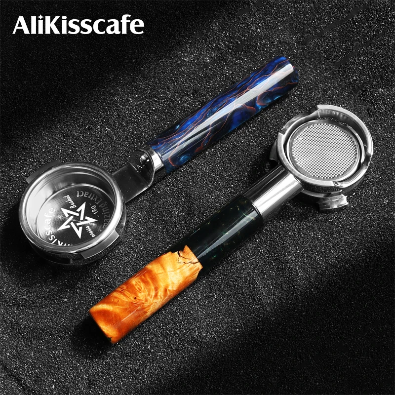 AliKisscafe Coffee Bottomless Portafilter Precise Filter Basket For Delonghi Breville Espresso Machine Accessories Barista Tools