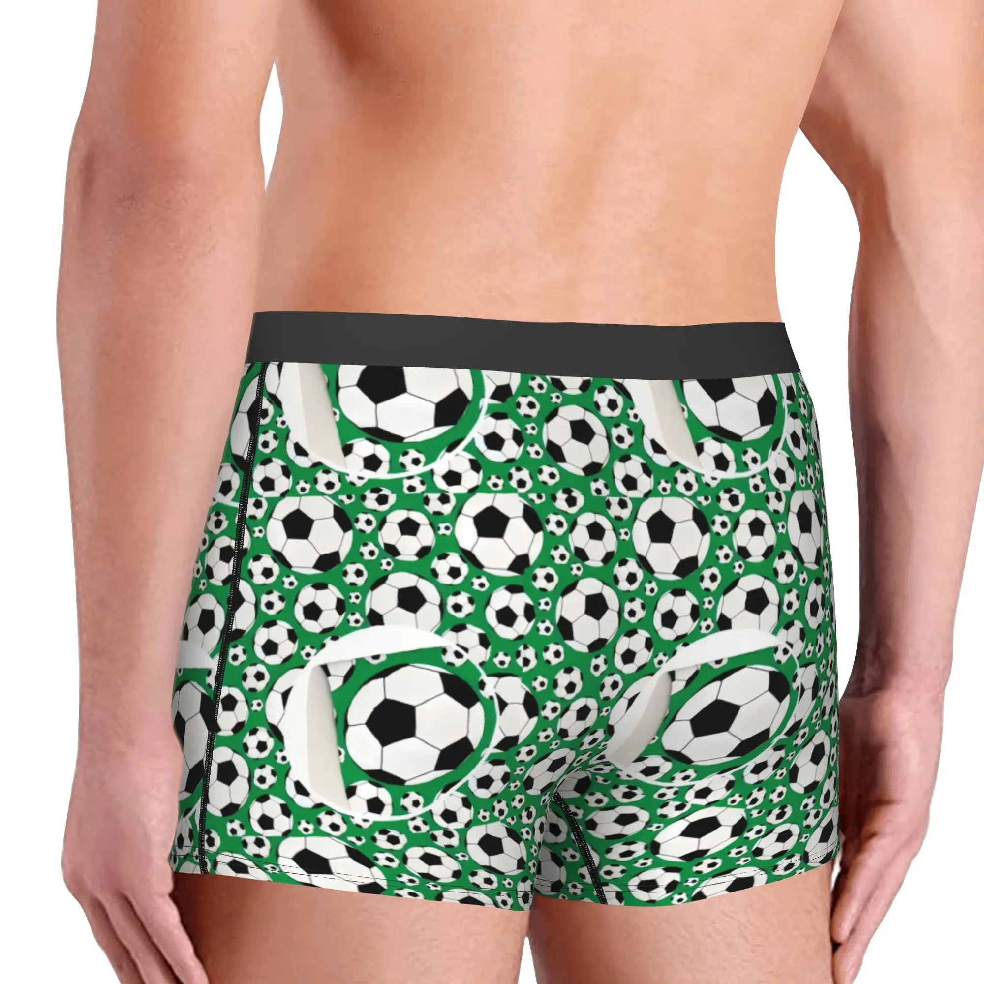Cool Soccerly Footbally Print  Boxers Shorts Men  Briefs Underwear Cool Underpants